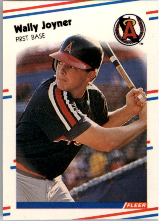 1988 Fleer Mini Baseball Cards 011      Wally Joyner
